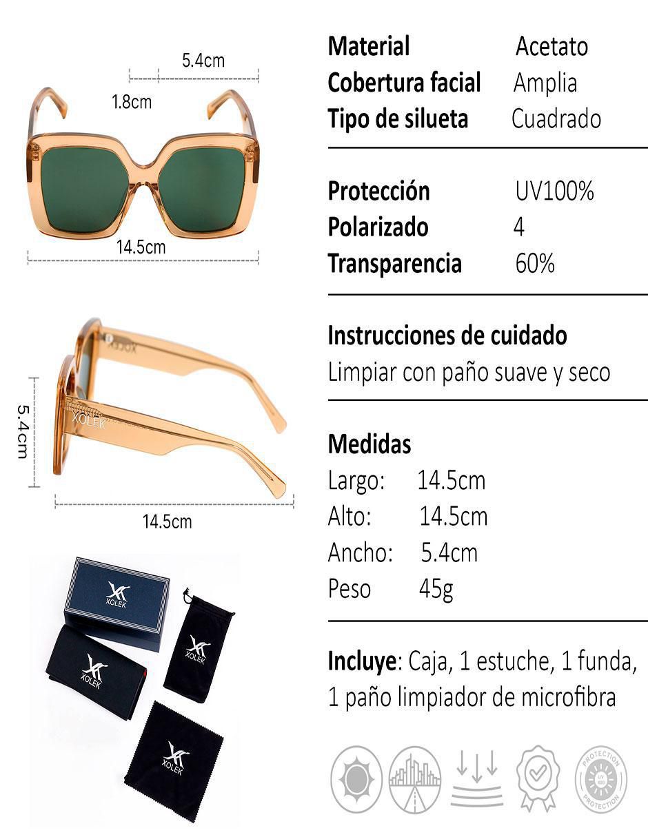 Lentes de sol Glam XO-111-AM para mujer 6