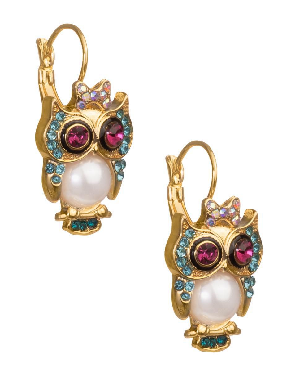Aretes 18 K con acabado chapa de oro 4