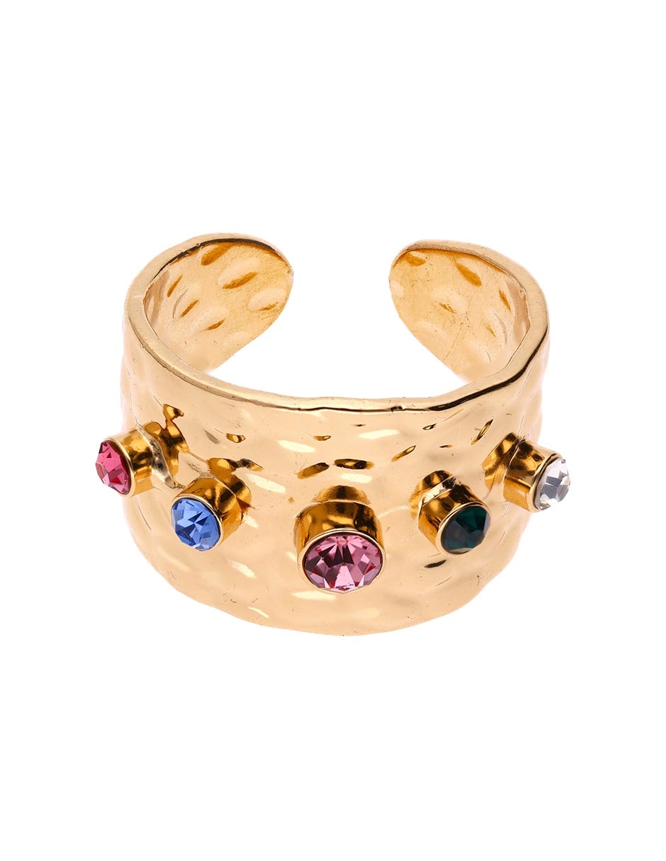 Anillo semicircular Map brillante