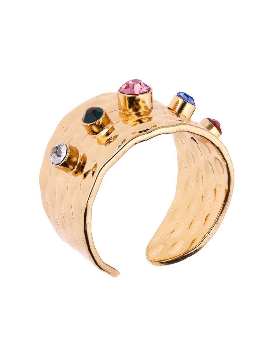 Anillo semicircular Map brillante