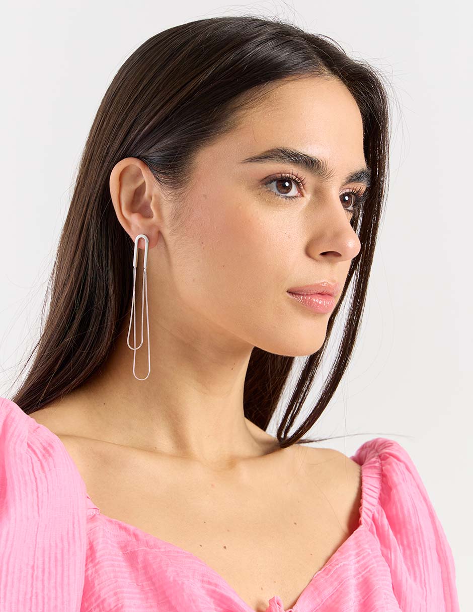 Aretes con acabado brillante 4