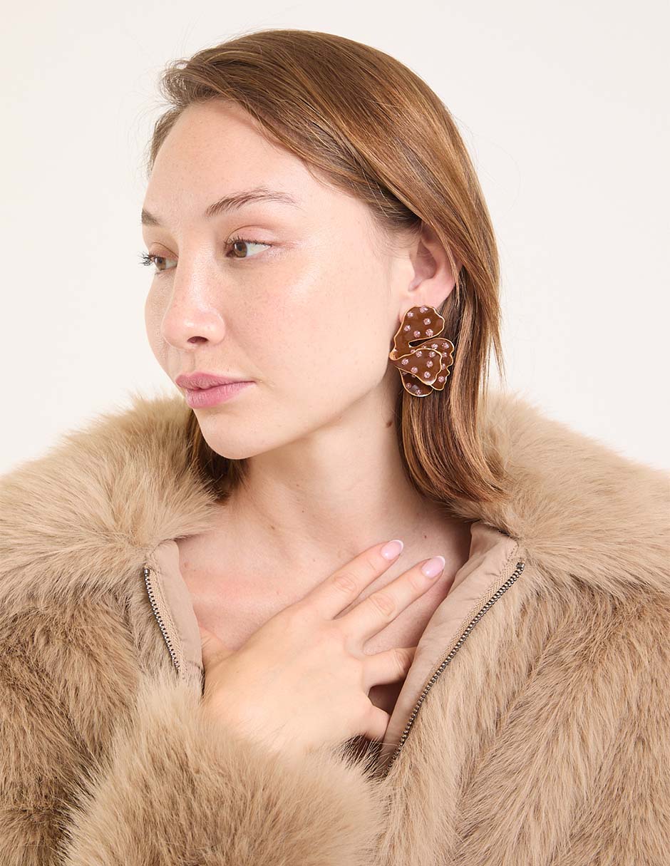 Aretes con acabado brillante 4