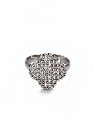 Anillo de flor Lieb cristal brillante