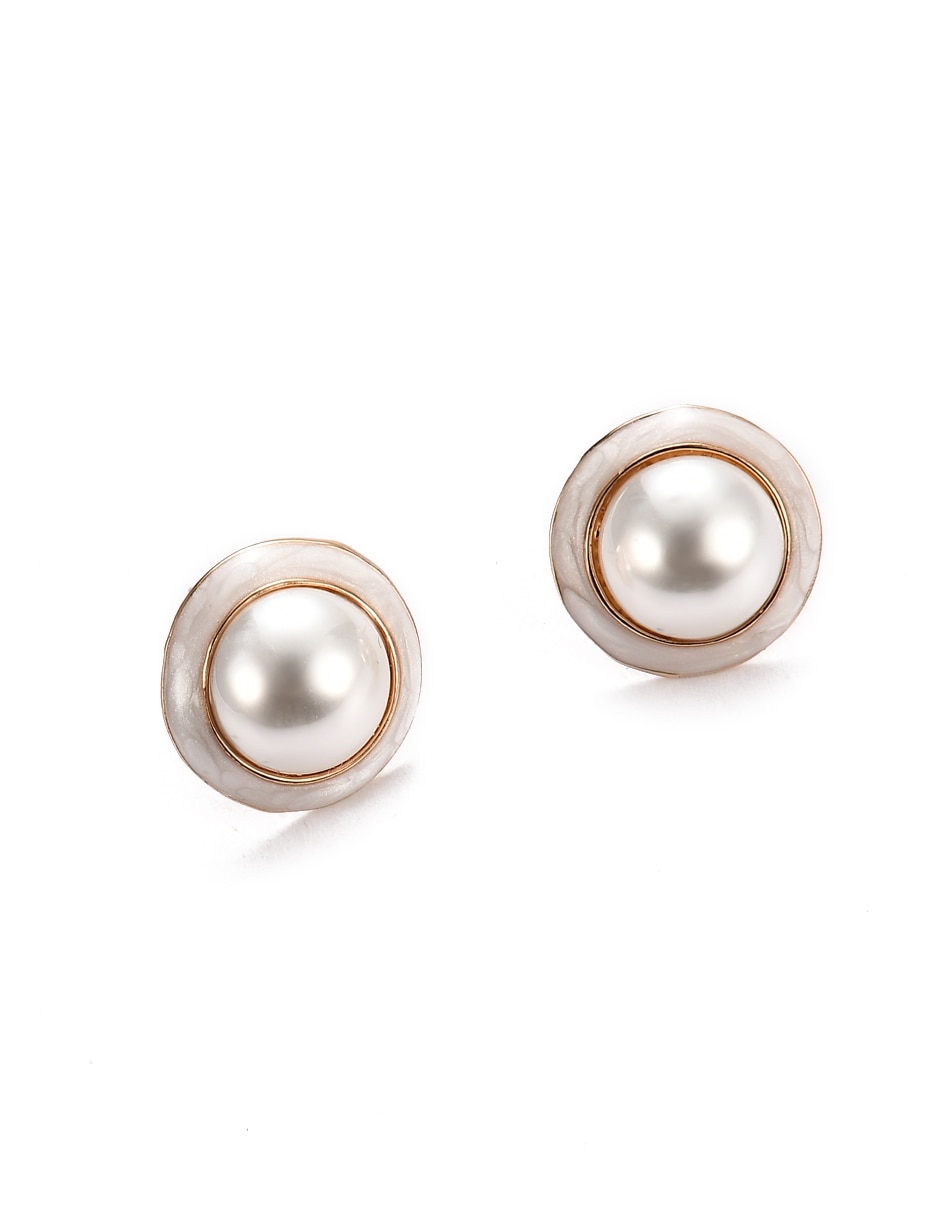 Aretes redondos Lieb con acabado brillante