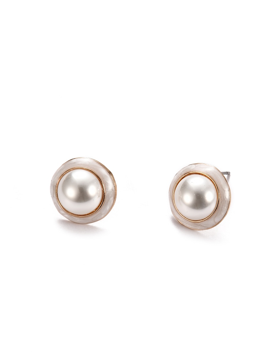 Aretes redondos Lieb con acabado brillante