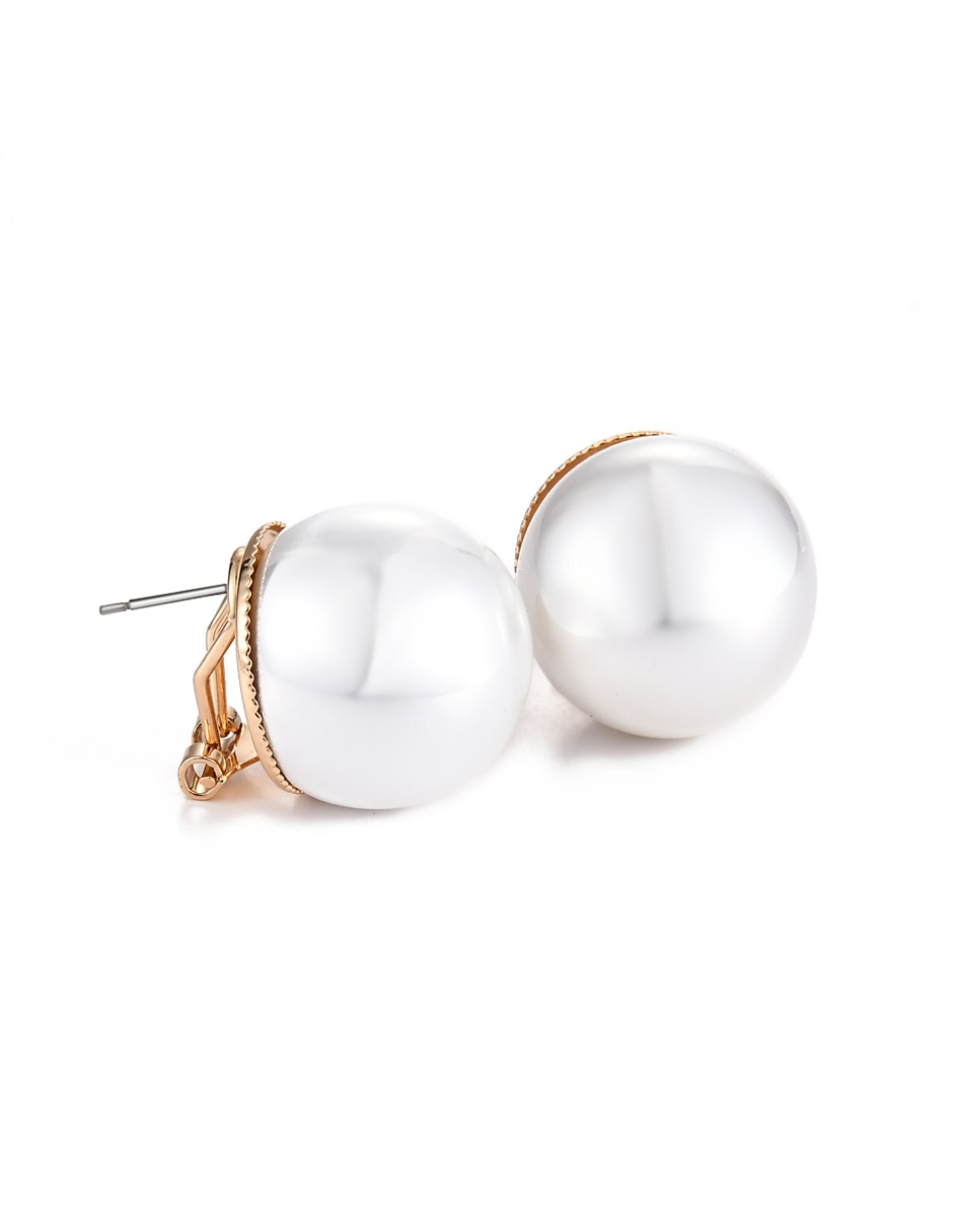 Aretes redondos Lieb con acabado brillante