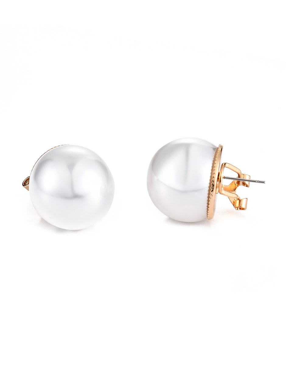 Aretes redondos Lieb con acabado brillante