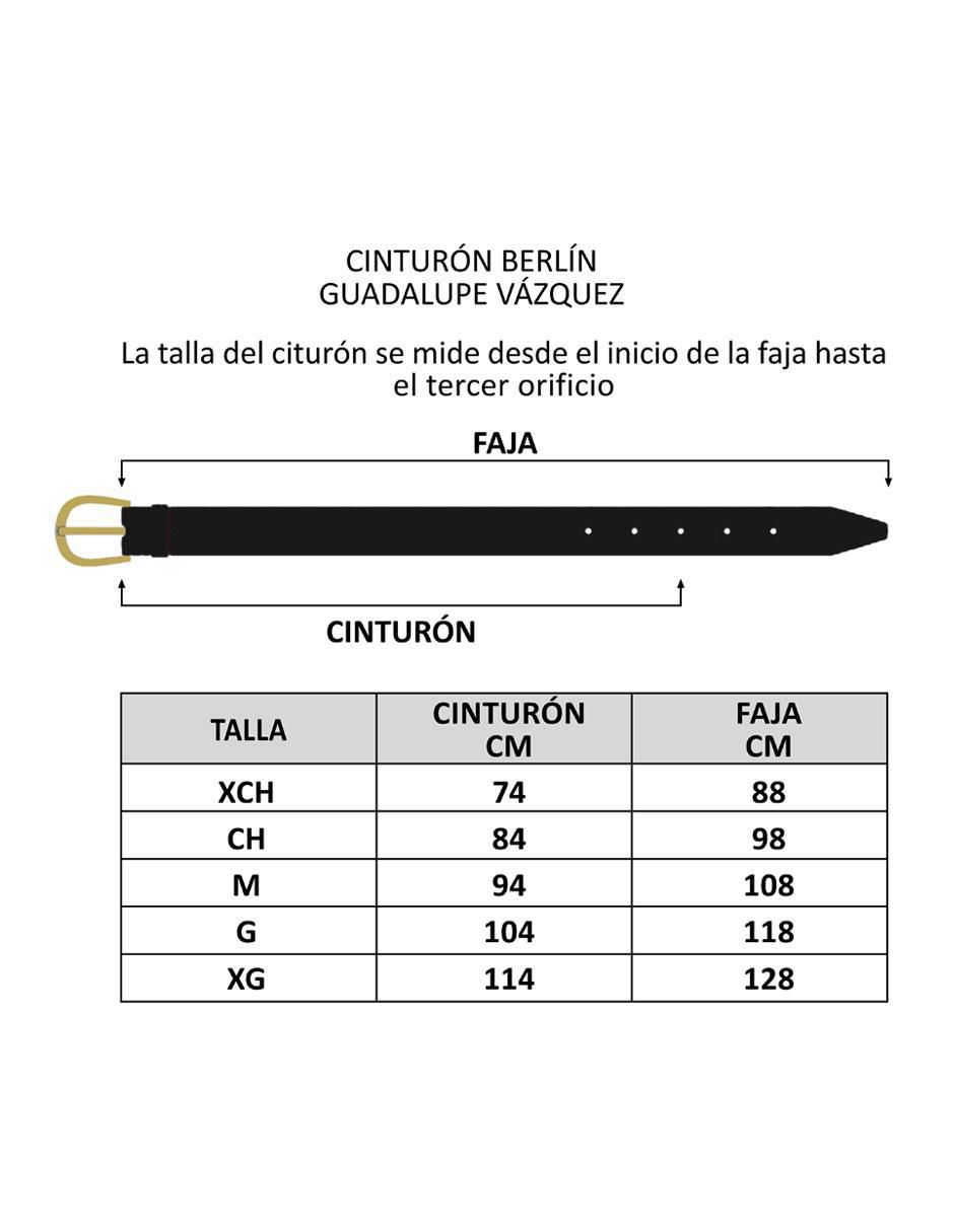 Cinturón de piel para mujer 6