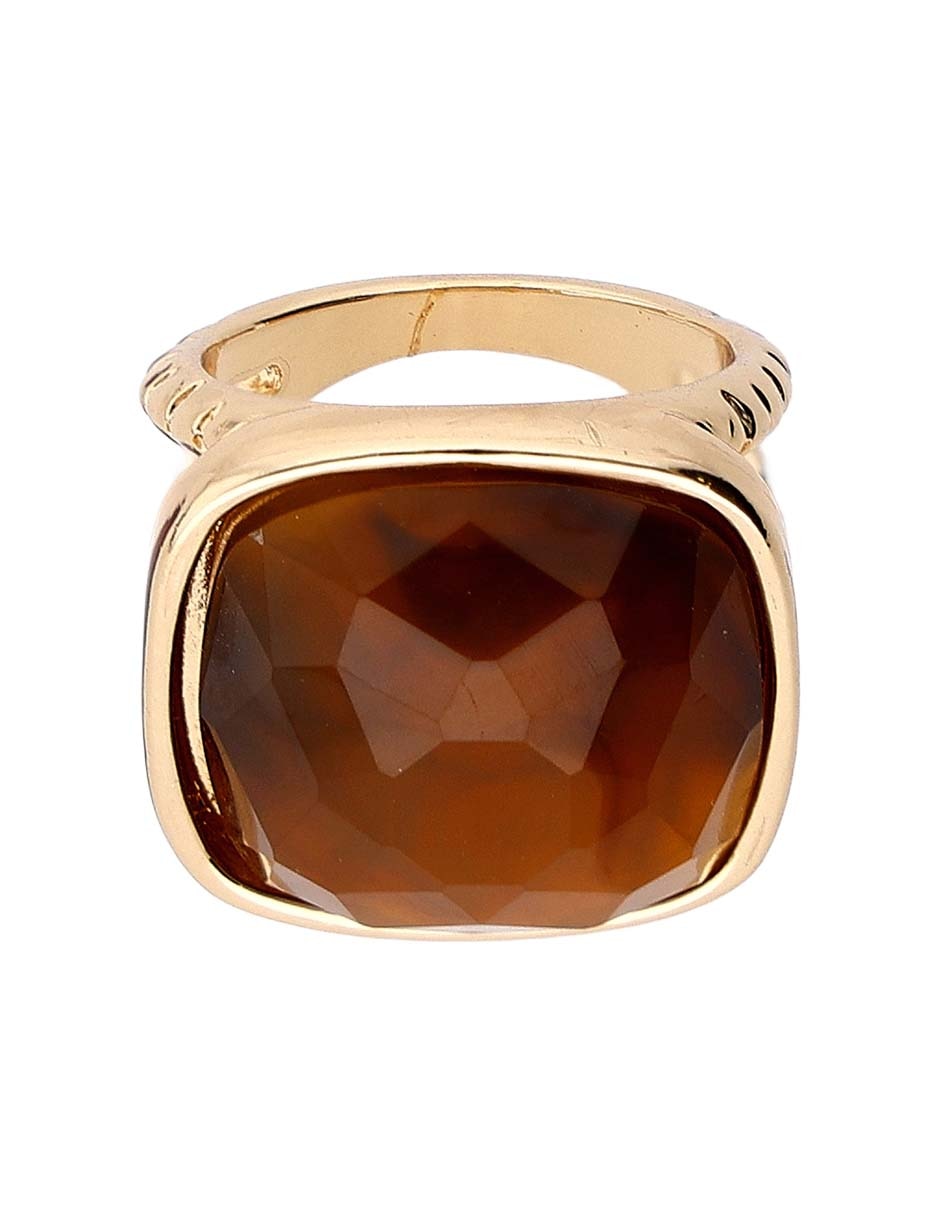 Anillo cuadrado Lieb pavé