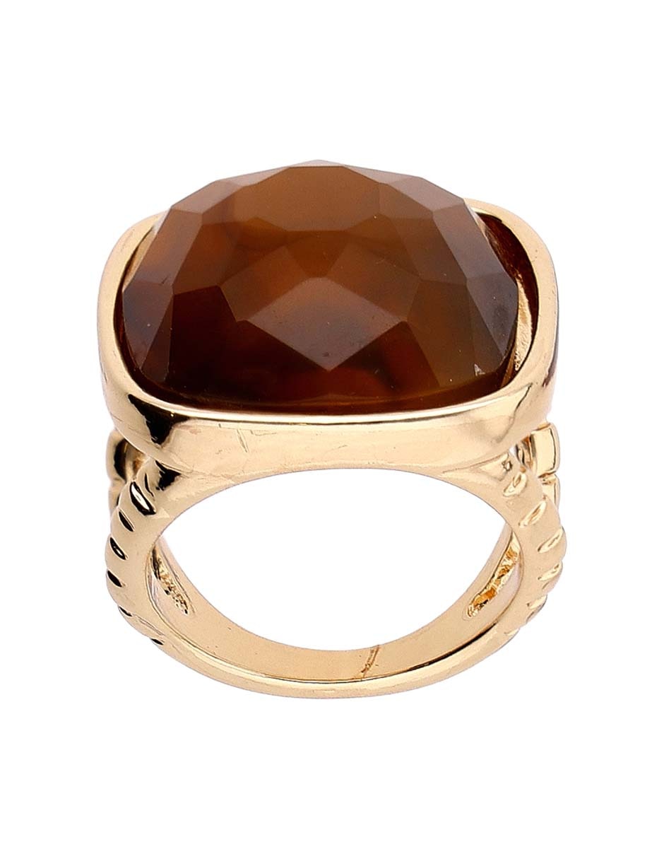 Anillo cuadrado Lieb pavé