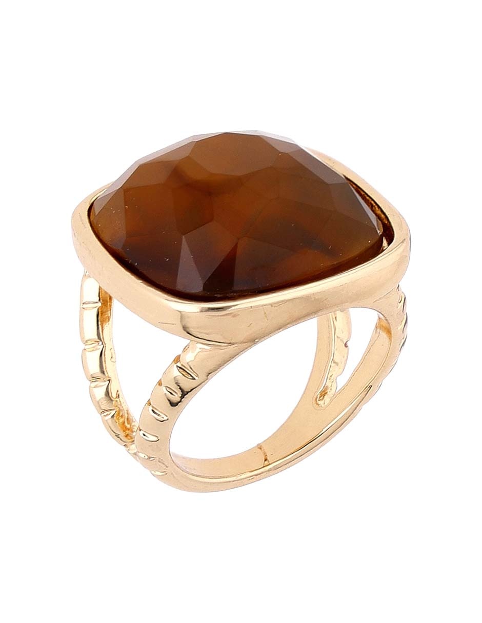 Anillo cuadrado Lieb pavé