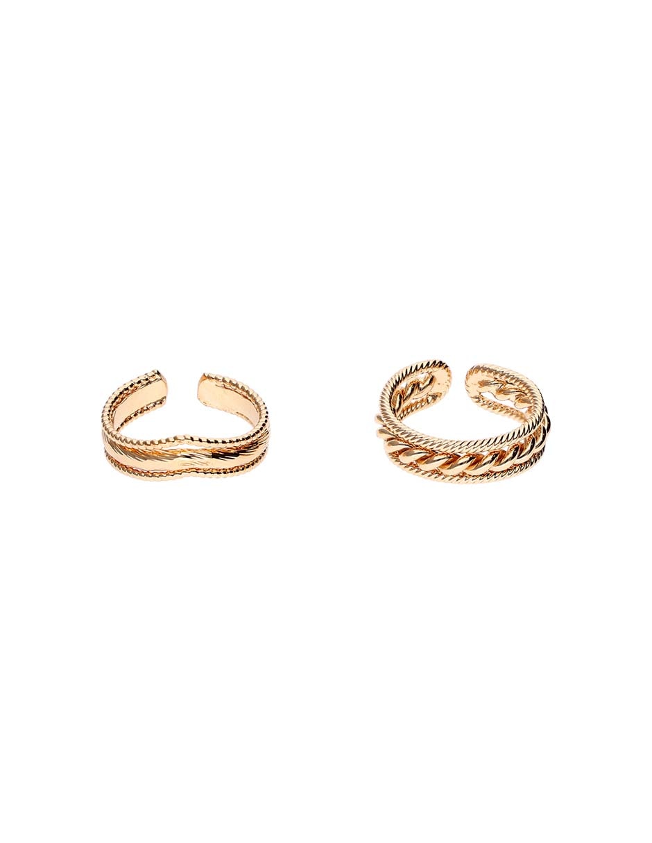 Set anillo Map brillante
