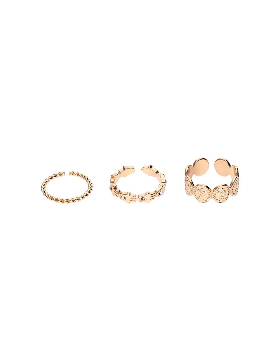 Set anillo Map brillante