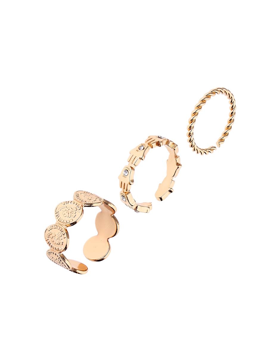 Set anillo Map brillante