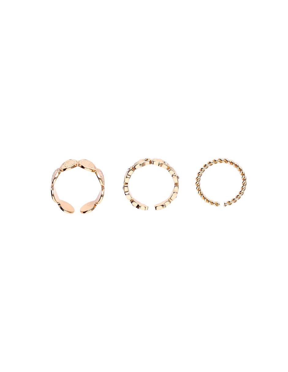 Set anillo Map brillante