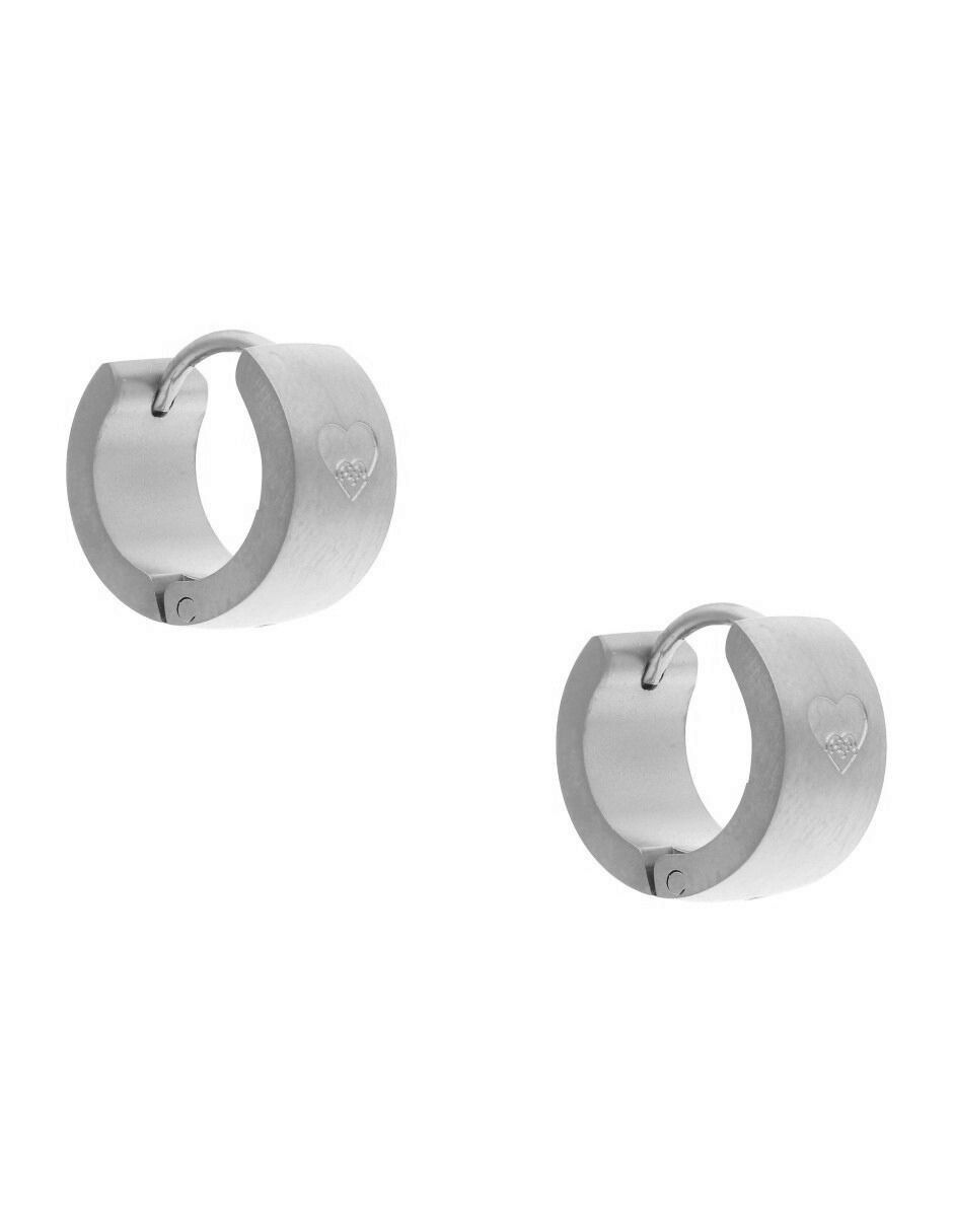 Aretes circulares con acabado mate 2