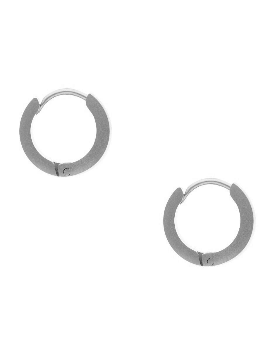 Aretes circulares con acabado mate 3