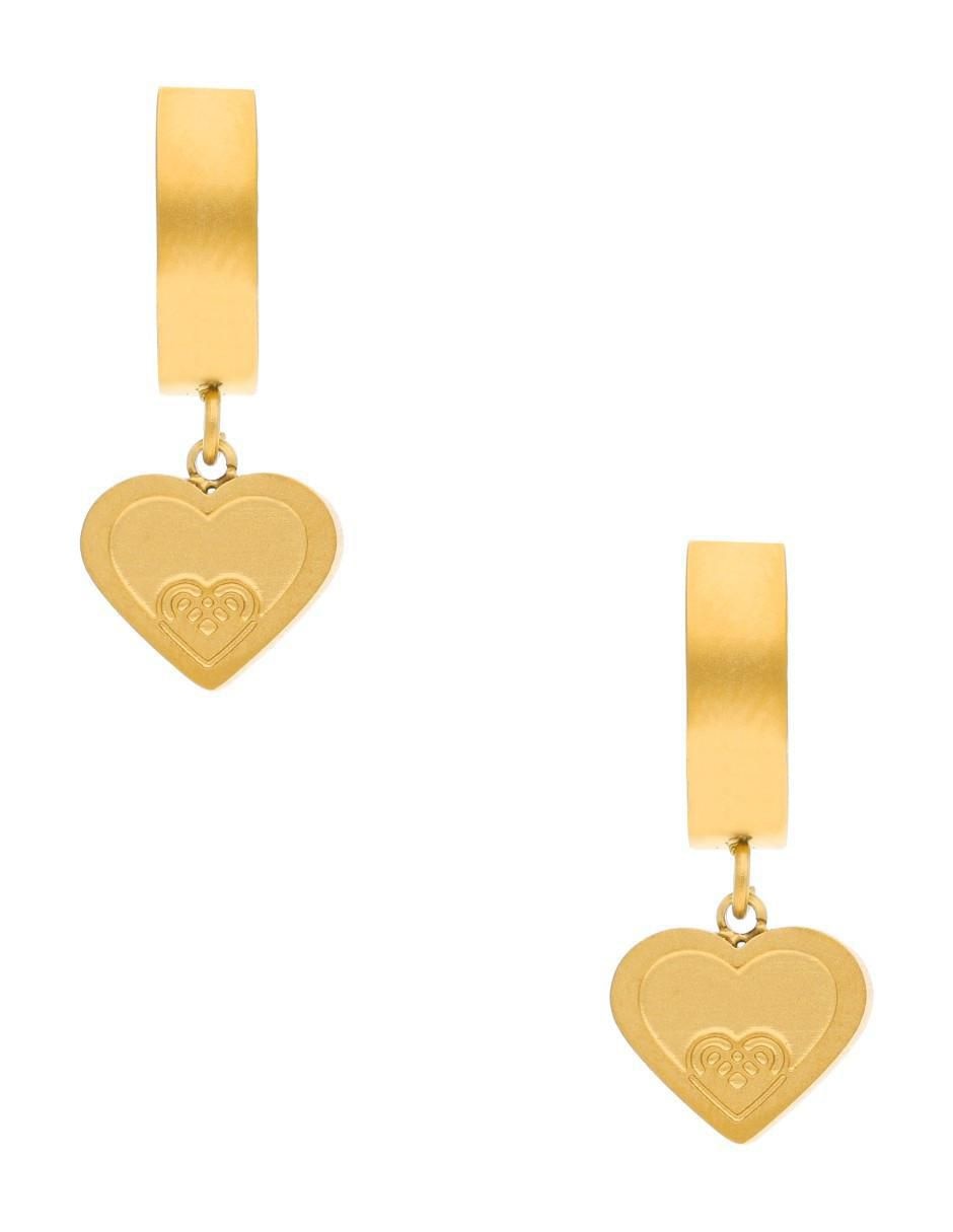 Aretes circulares con acabado mate 1