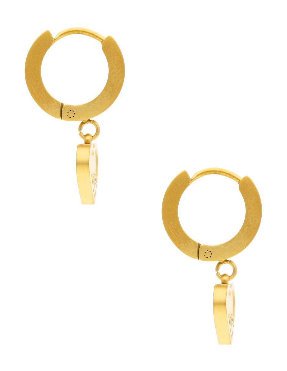 Aretes circulares con acabado mate 3
