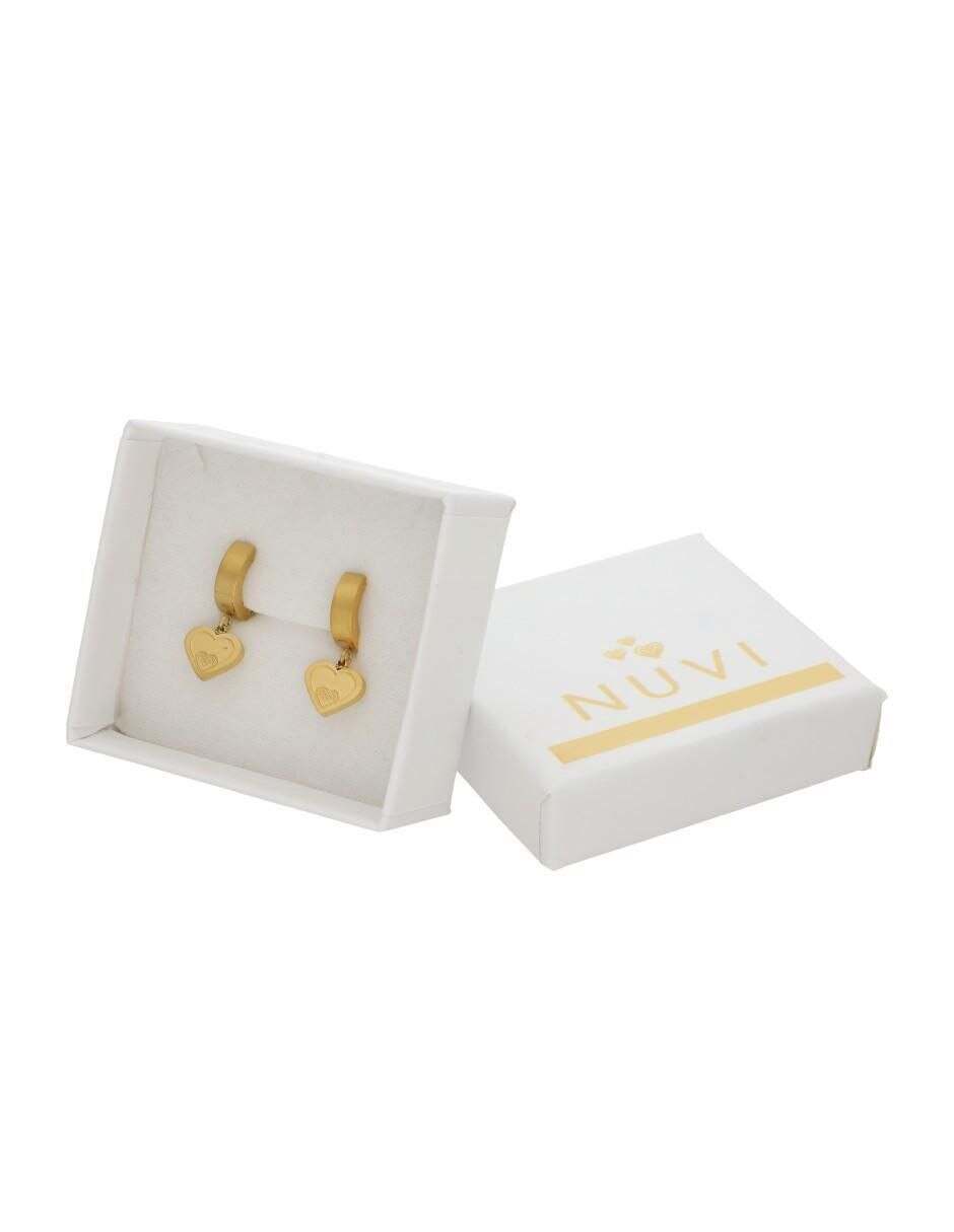 Aretes circulares con acabado mate 4