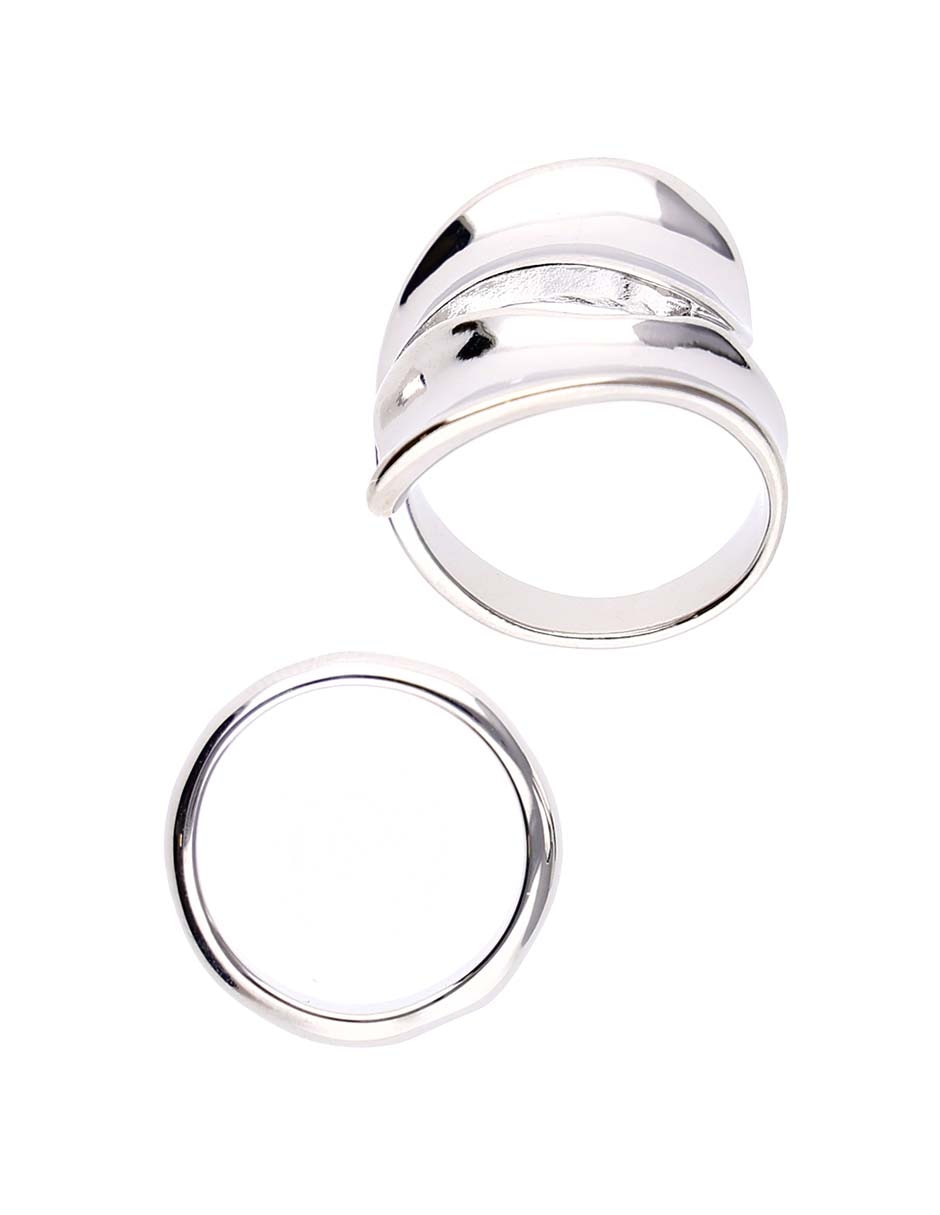 Set anillo Map brillante