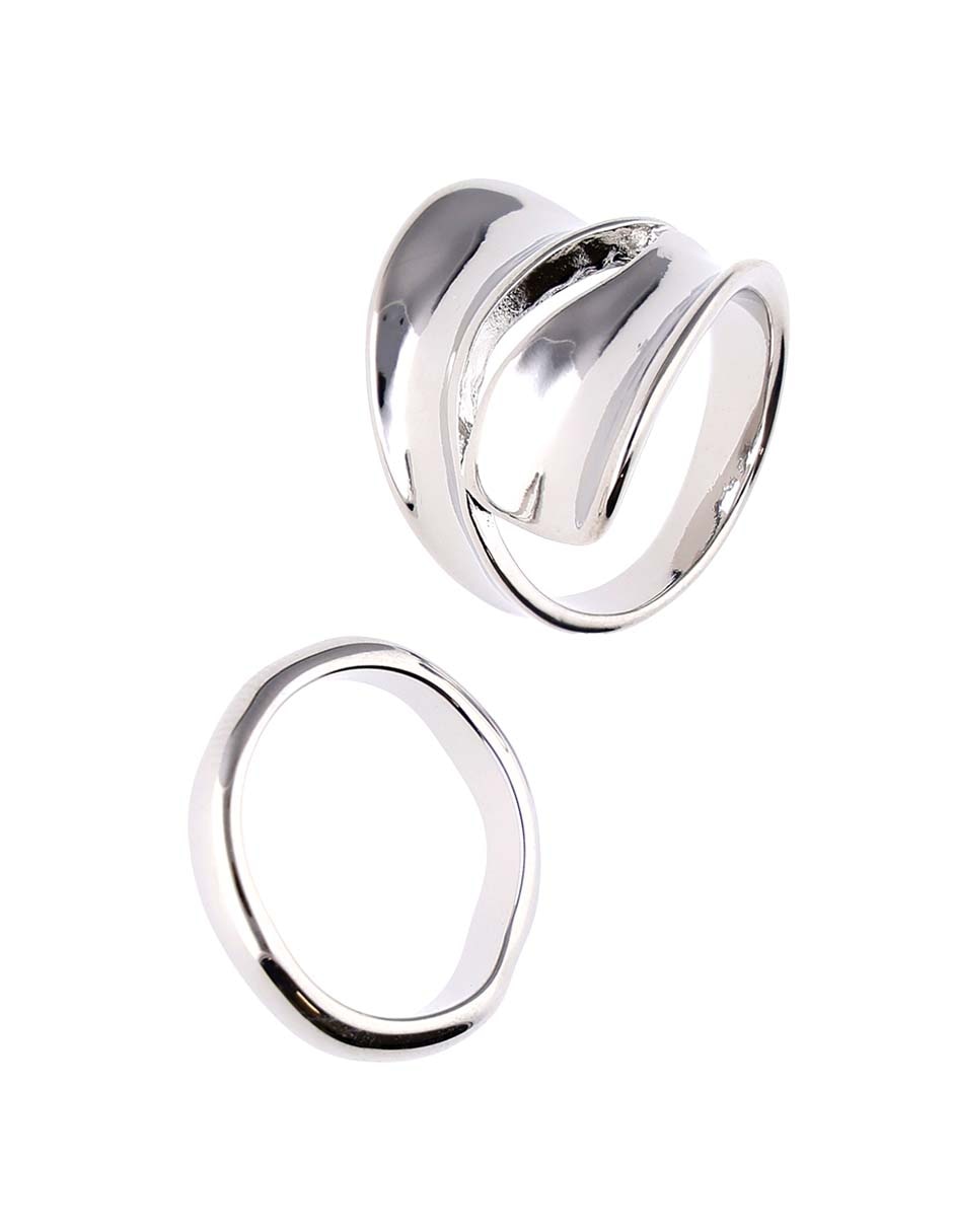 Set anillo Map brillante