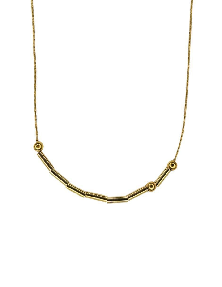 Collar Clave Morse Amor 24 K Collar Clave Morse Amor 24 K