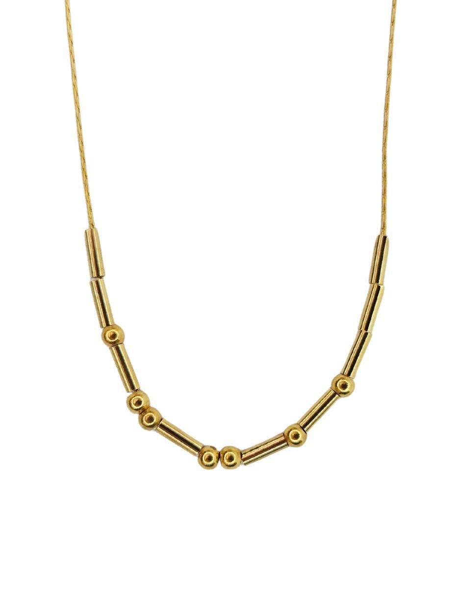 Collar Clave Morse México 24 K Collar Clave Morse México 24 K