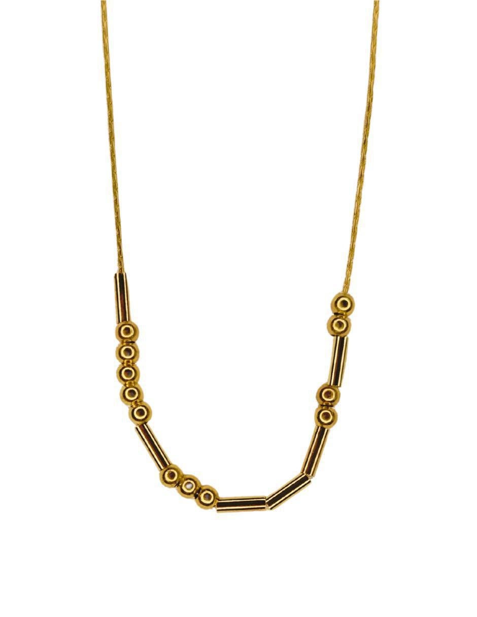 Collar Clave Morse Familia 24 K Collar Clave Morse Familia 24 K