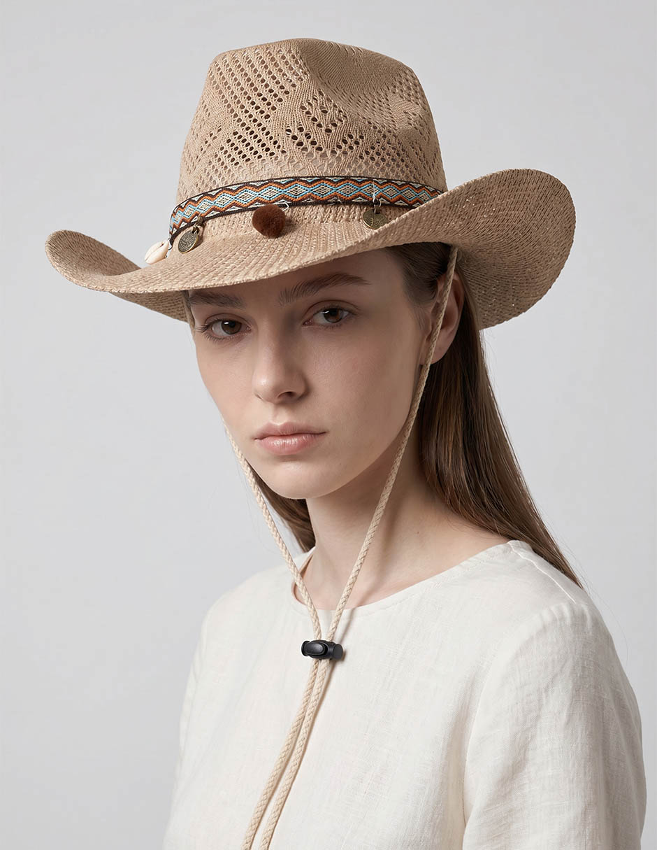 Sombrero ala mediana para mujer 4