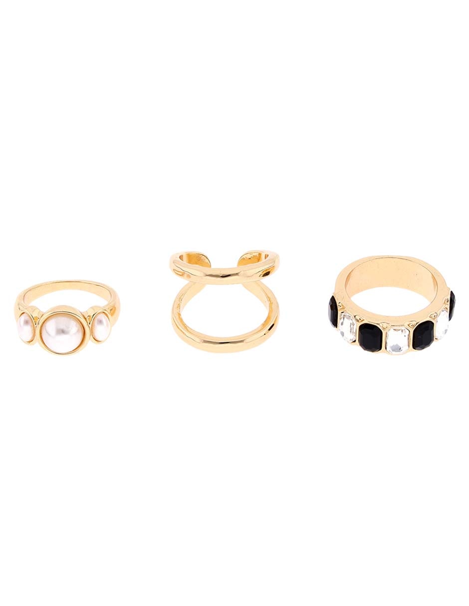 Set anillo circular pavé Set anillo circular pavé