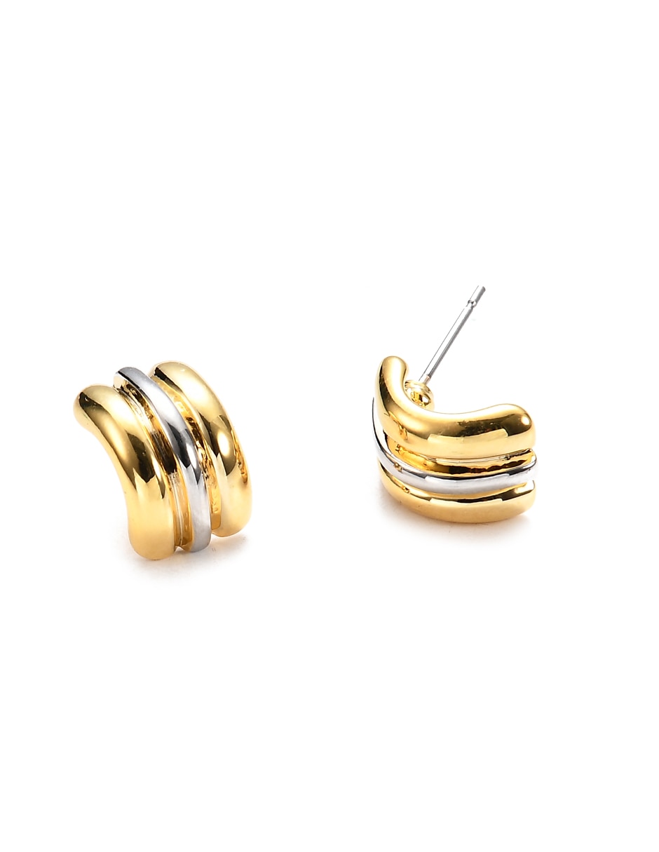 Aretes con acabado brillante 2