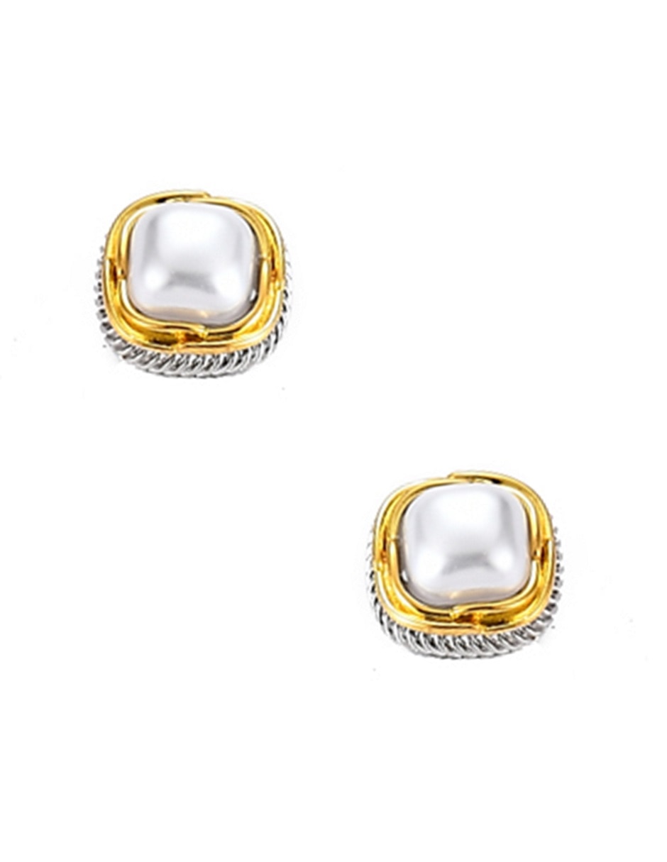 Aretes y collar cuadrado 4