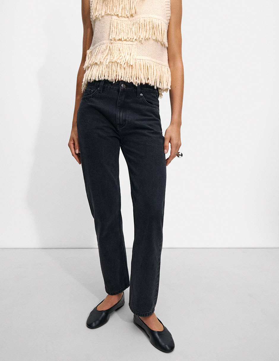 Jeans straight para mujer 6