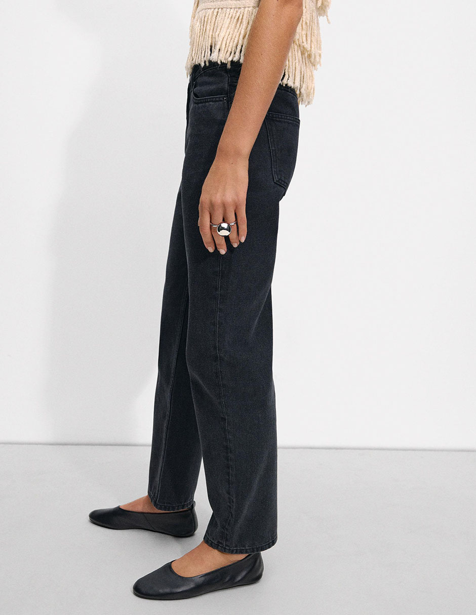 Jeans straight para mujer 5