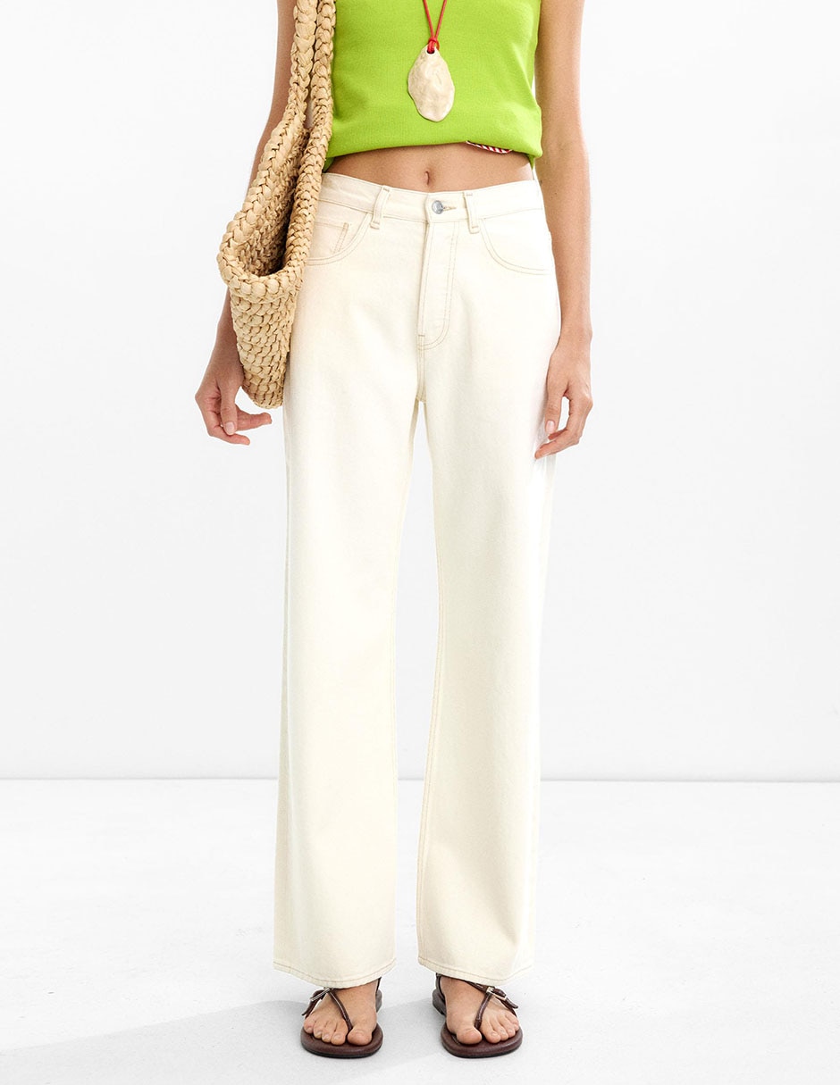 Jeans straight para mujer 5