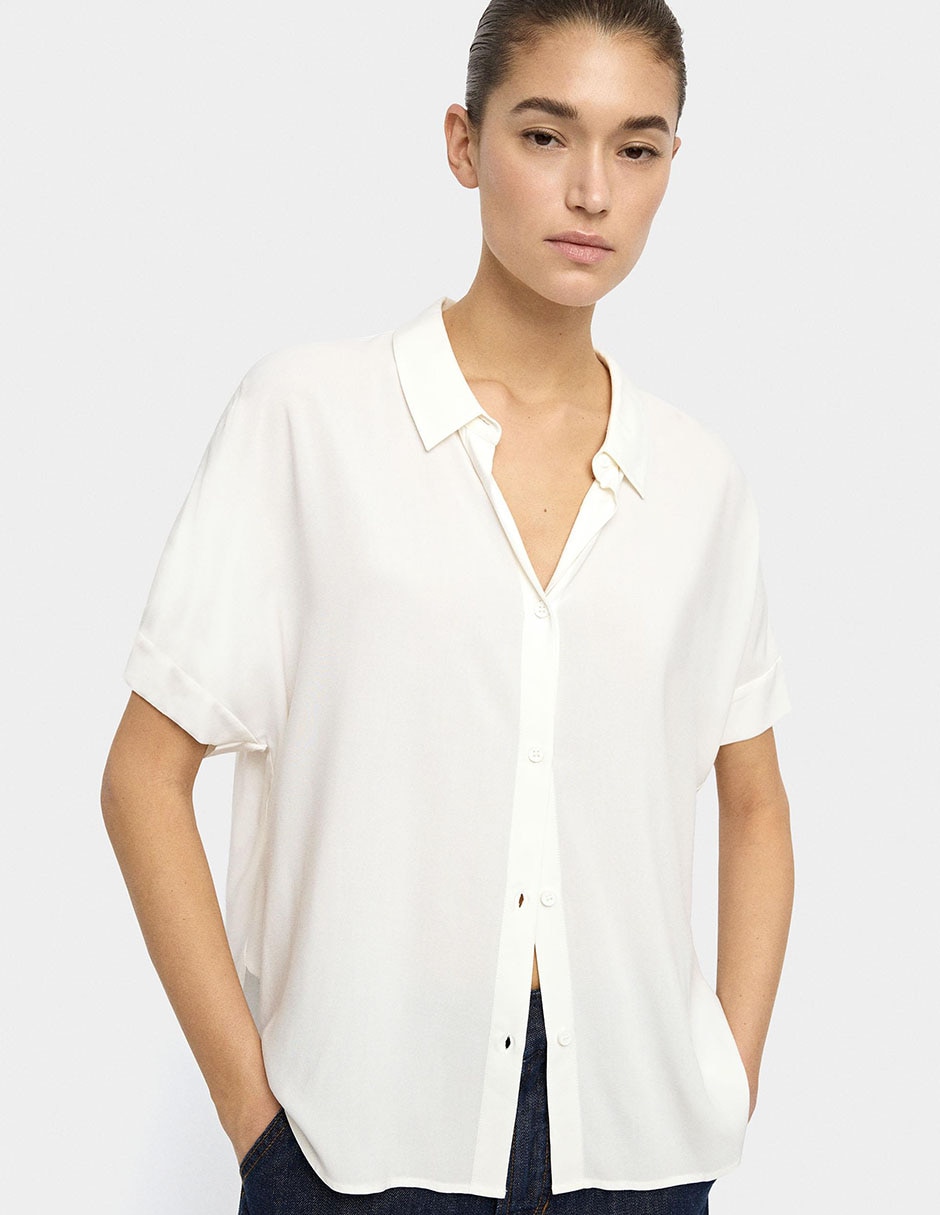 Camisa manga corta para mujer 5