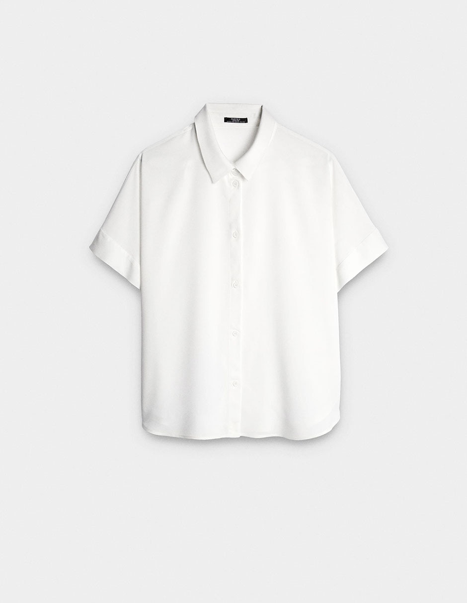 Camisa manga corta para mujer