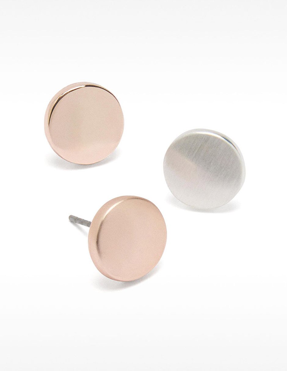 Aretes de aro Permanent Rotative Jewellery con acabado pulido 2