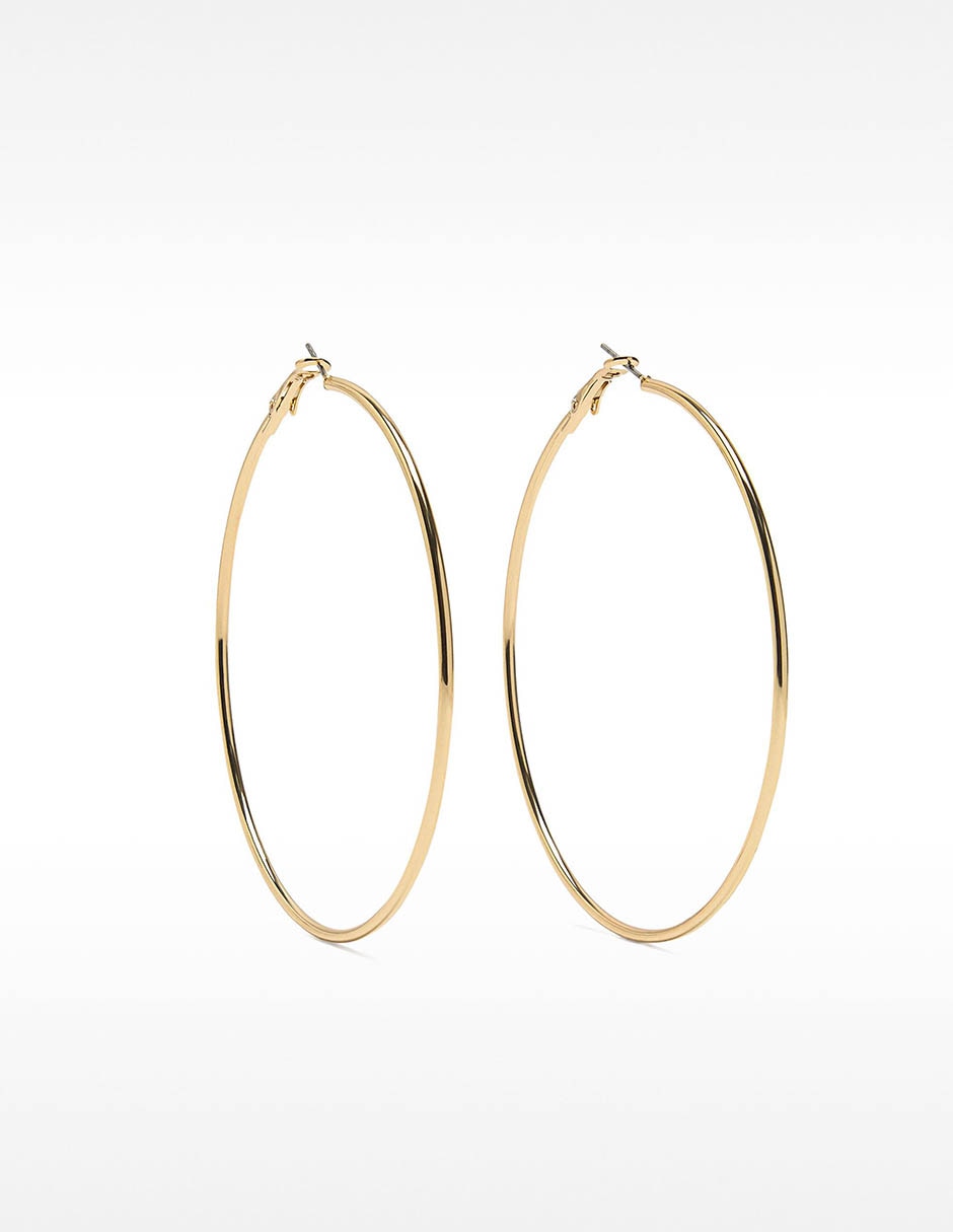 Aretes de aro Permanent - Rotative Jewellery