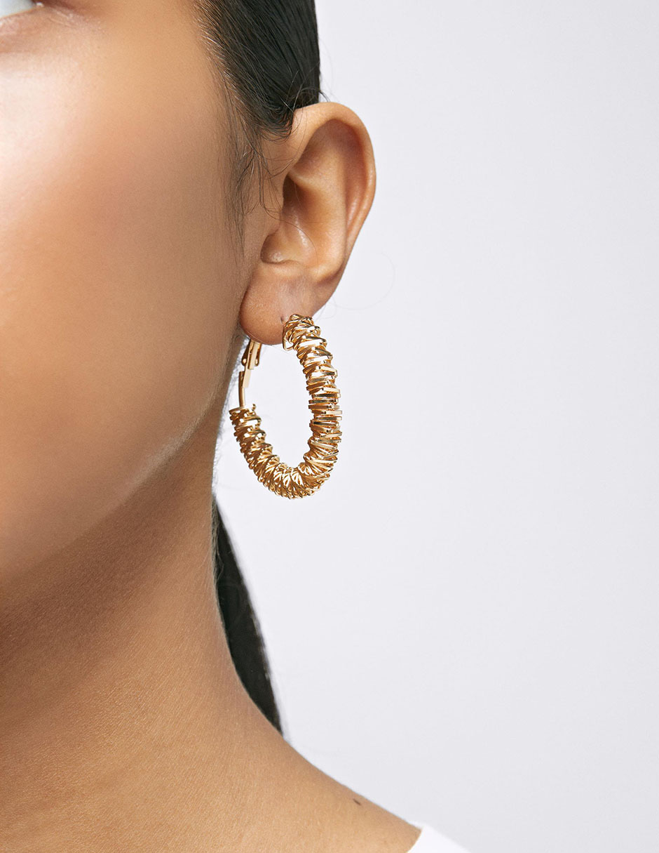 Aretes de aro Permanent - Rotative Jewellery 2