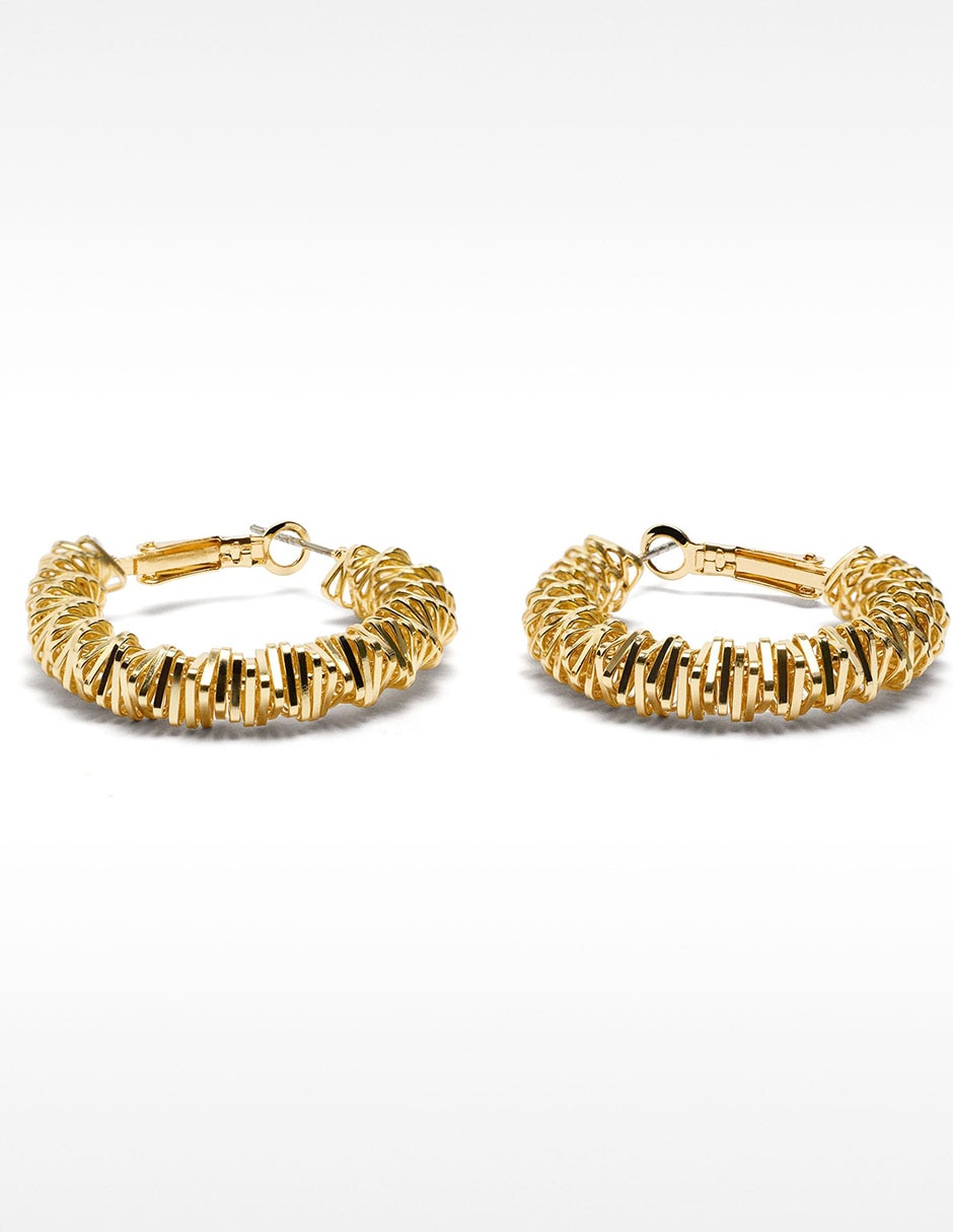 Aretes de aro Permanent - Rotative Jewellery 3