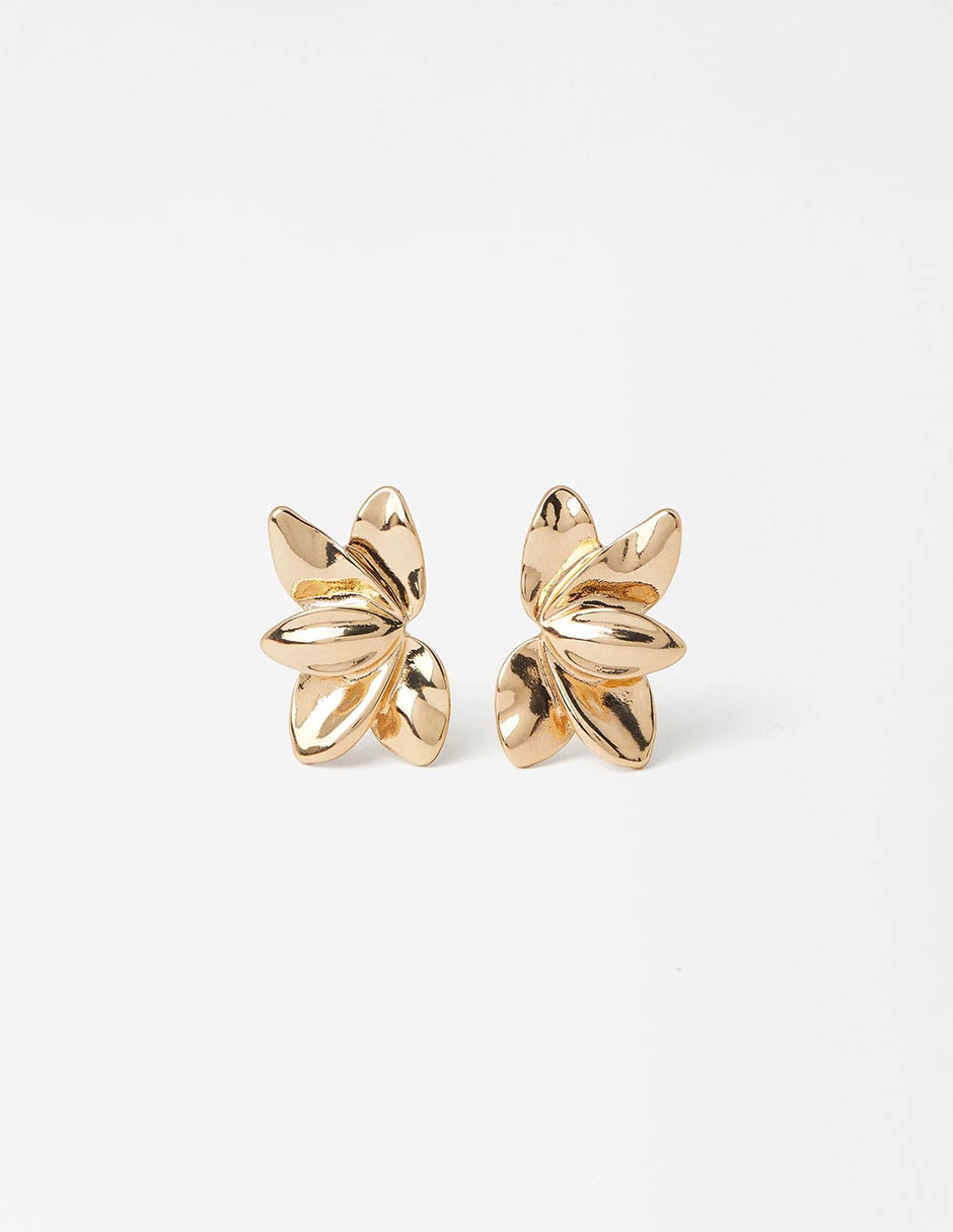 Aretes de aro con acabado brillante Aretes de aro con acabado brillante
