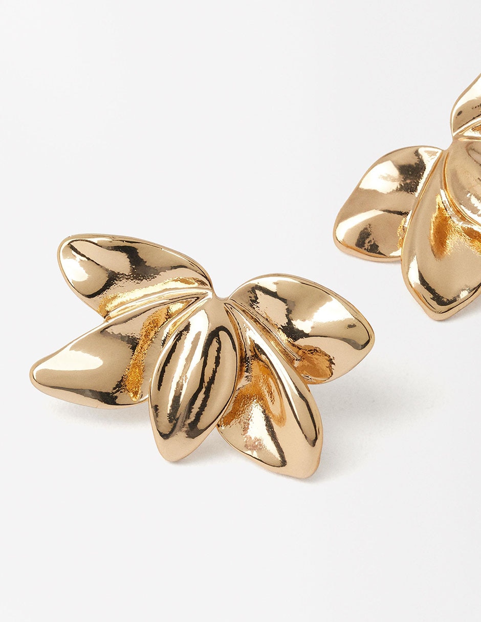 Aretes de aro con acabado brillante 3