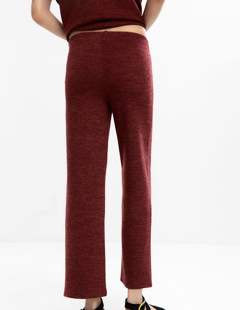 Pants regular con elástico para mujer 3