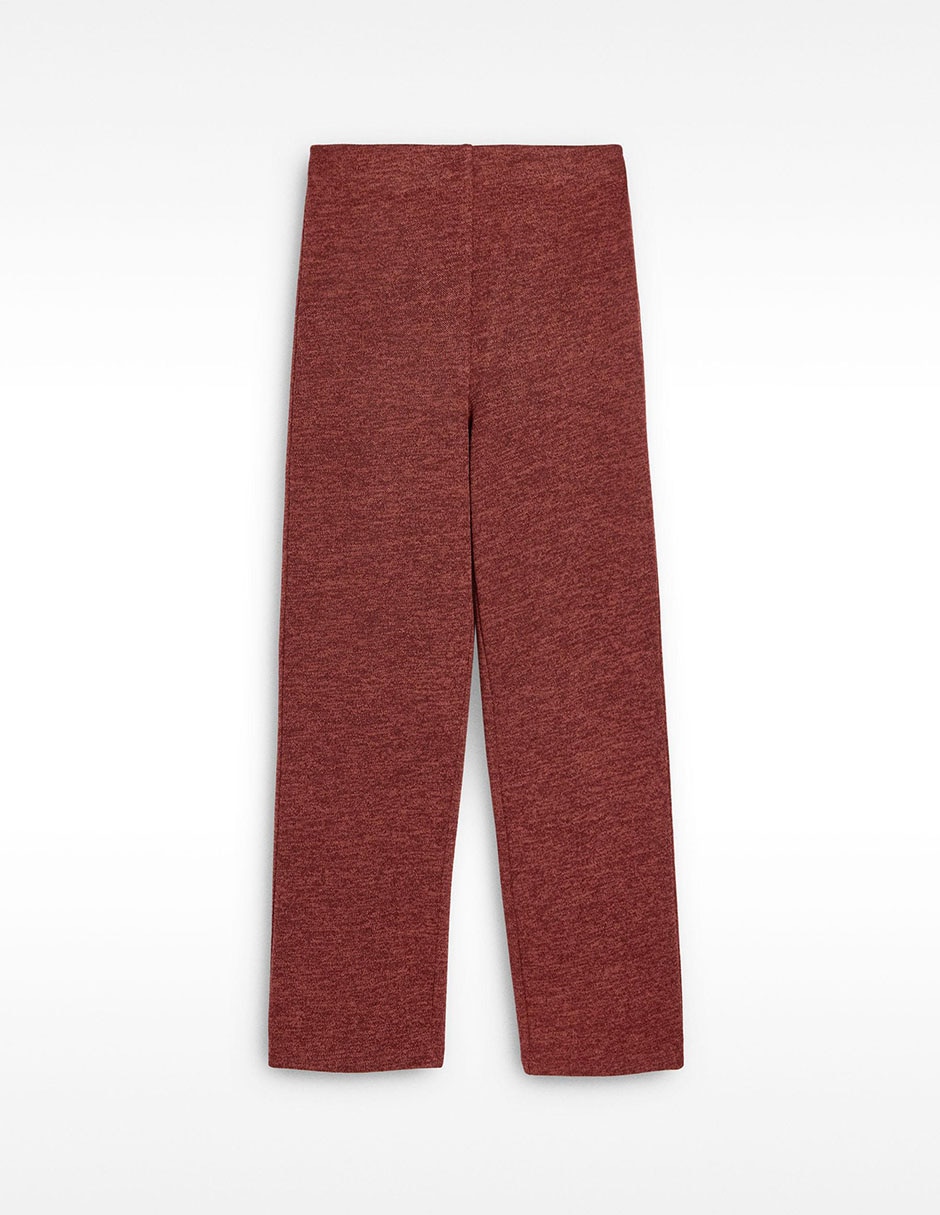 Pants regular con elástico para mujer 5