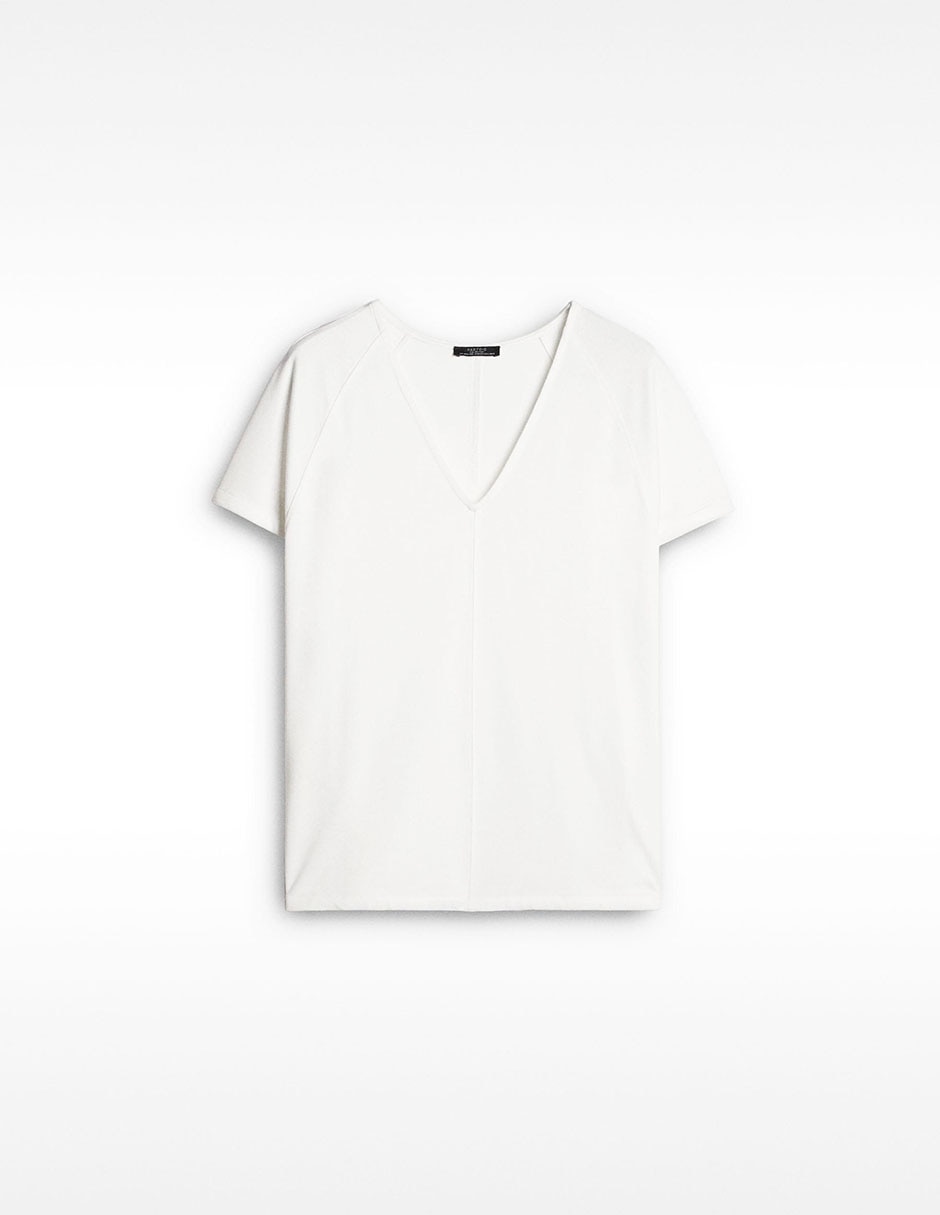 Playera manga larga cuello redondo para mujer 6