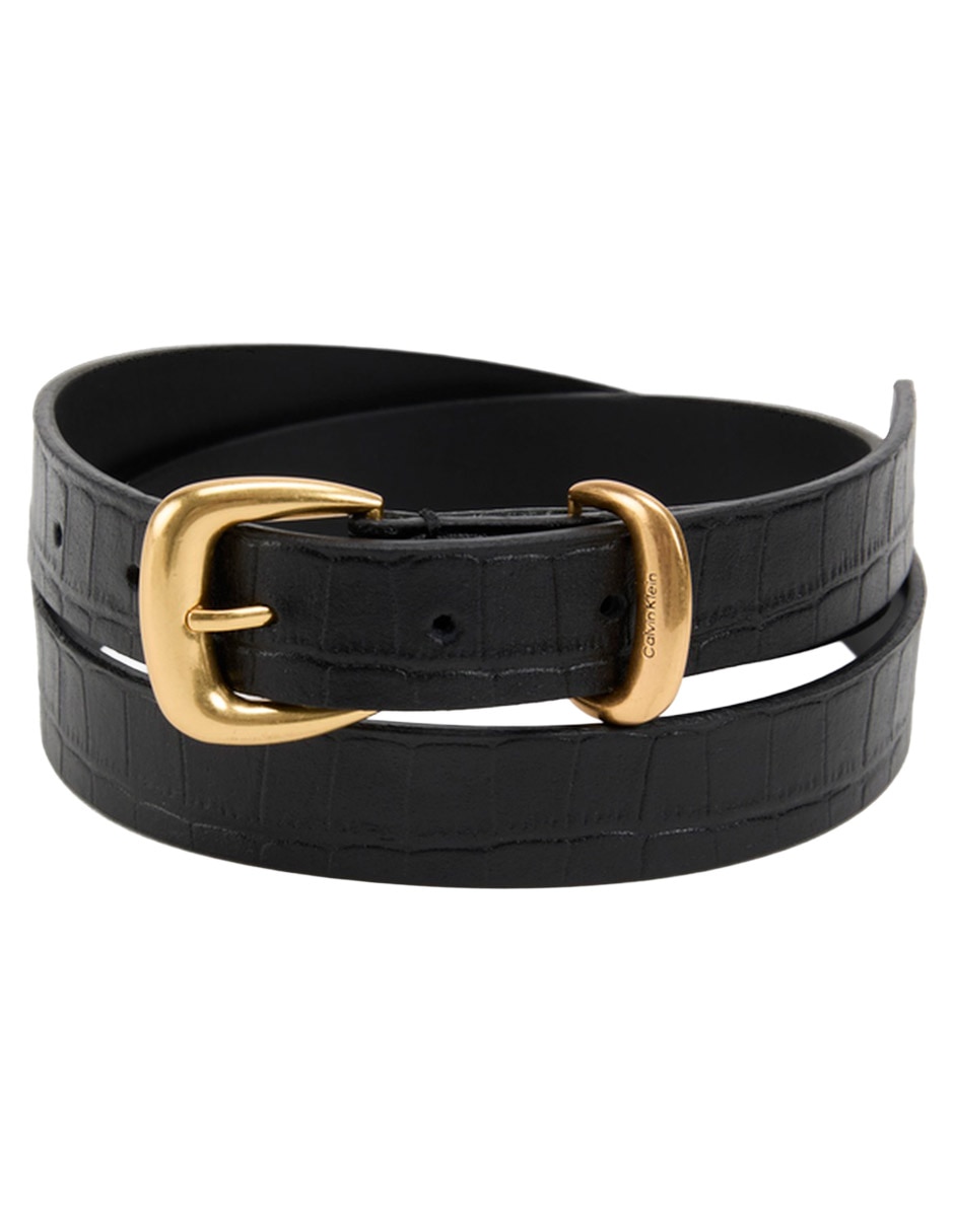 Cinturón Calvin Klein de piel para mujer Cinturón Calvin Klein de piel para mujer