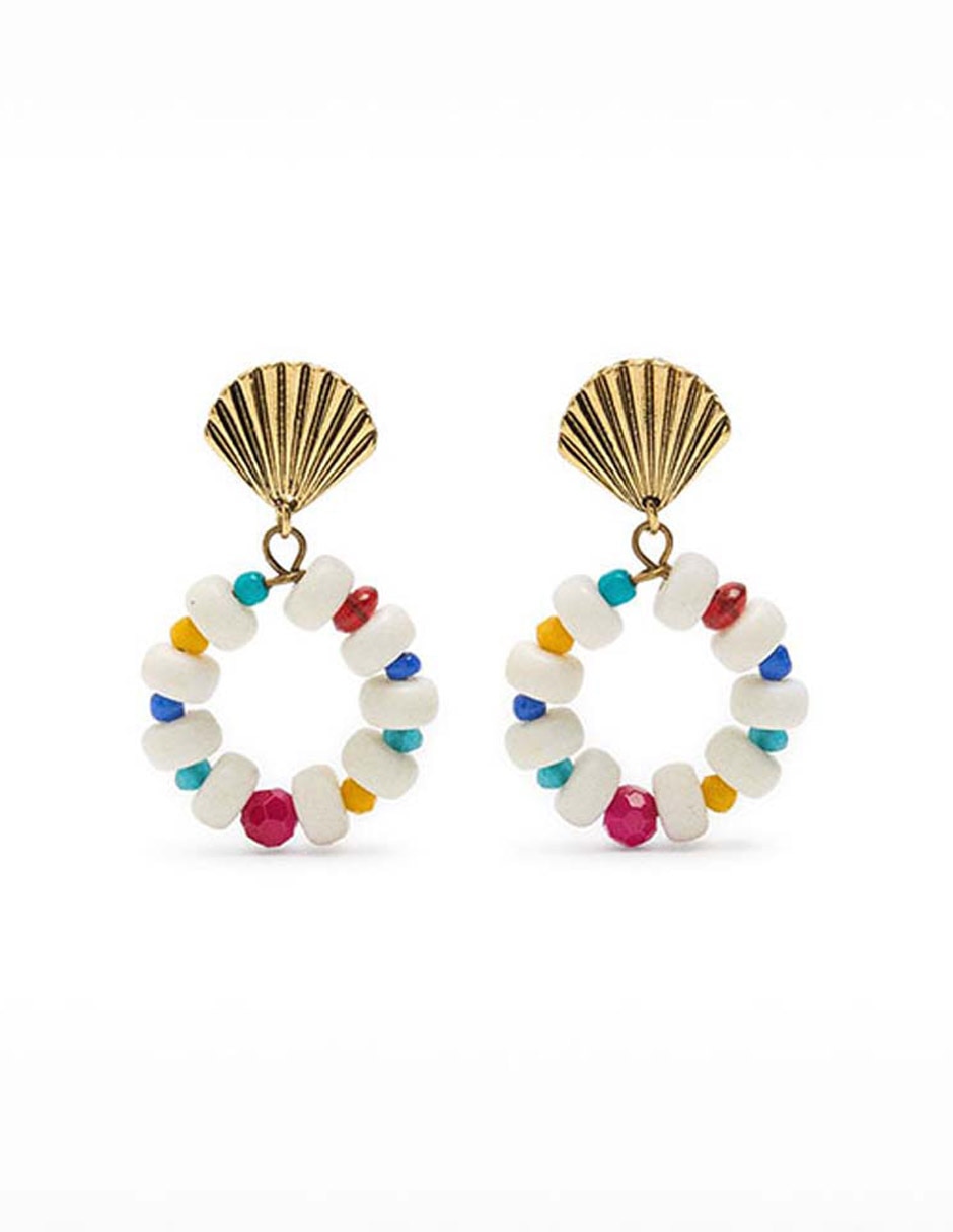 Aretes de aro con acabado pulido 1