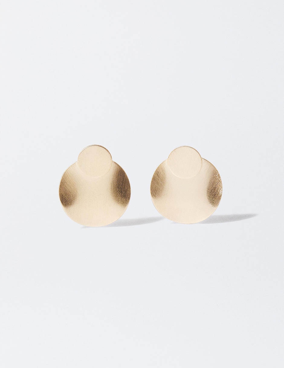 Aretes de aro Permanent - Rotative Jewellery con acabado pulido